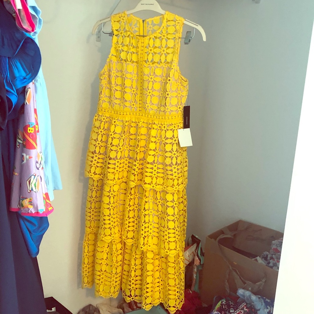 Bright yellow Lulu’s dress (new with tags)